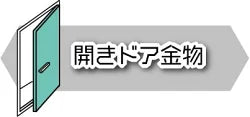 開きドア金物