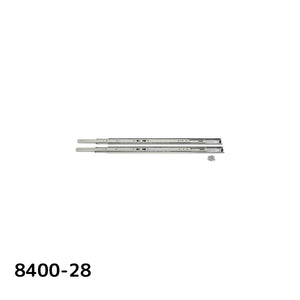 SUGATSUNE スガツネ工業 スライドレール 8400 レール長さ：移動距離：416.1：608.1：651.5：224：608.1 190-110-630 8400-28 | LAMP K&V 建築金物 家具金物 部品 金具 金物 部品交換 スライドレール 完全スライド 取付金具 引き出し チェスト デスク 家具 DIY 3段引