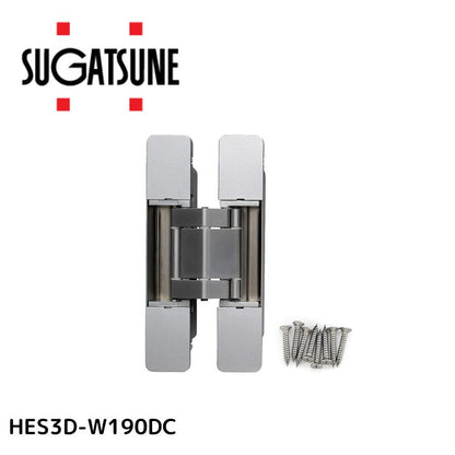 HEスライドシリーズ隠し丁番 スガツネ LAMP HES3D-W190DC ロングアーム仕様 シルバー 1個