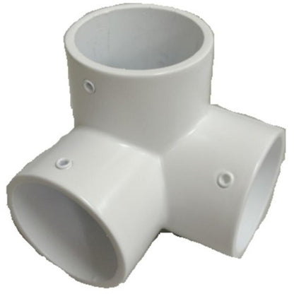 フジテック DC三方 ホワイト (止ネジ付)