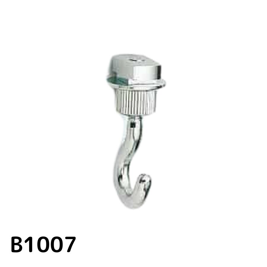 スガツネ工業 固定フックA B1007 後付用 B1007 シルバー   B1007