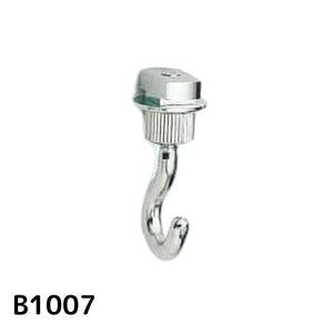 スガツネ工業 固定フックA B1007 後付用 B1007 シルバー   B1007