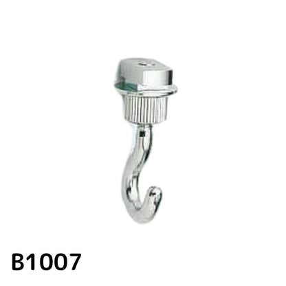 スガツネ工業 固定フックA B1007 後付用 B1007 シルバー   B1007