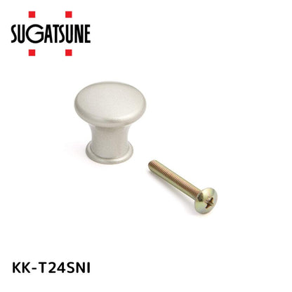 スガツネ工業 つまみ KK-T型 ソフトニッケル 【品番：KK-T24SNI】