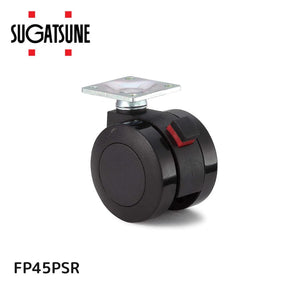 スガツネ工業 ランプ印 キャスター FP45型 プレートタイプ FP45PSR