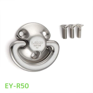 LAMP EYR50 110012542 EY-R50ステンレス鋼製フォールディングパッドアイスガツネ工業