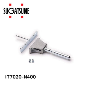 スガツネ工業 隠し棚受 LAMP IT7020-N400 亜鉛合金（ZDC）/鋼 亜鉛めっき 最小適応板厚：40mm 上下・左右・角度調整機能付