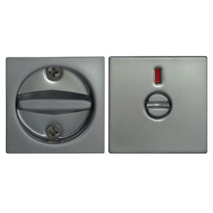 カワジュン アウトセット 引戸錠 40ｍｍ 角型 表示錠   3-KY-18-GQ パールブラック