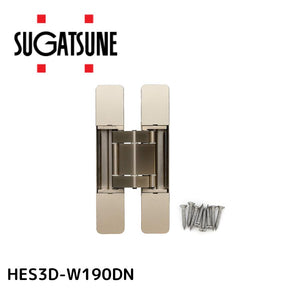 HEスライドシリーズ隠し丁番 スガツネ LAMP HES3D-W190DN ロングアーム仕様 シャンパンゴールド 1個
