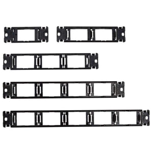 DMF-ES型・DMFH-EA型用プレート取付枠［スガツネ］DMF-B (材料:PPE樹脂) (口数:1口・2口・3口・4口・5口)