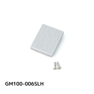 スガツネ工業 GM100用正面プレート GM100-006SLH シルバー 160-083-240