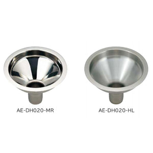 ステンレス鋼製 飲み残し投入口［スガツネ］AE-DH (仕上:鏡面研磨・ヘアライン仕上) (寸法:150）AE-DH015-MR AE-DH015-HL スガツネ工業 210-026-556 210-026-557