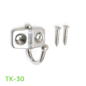 スガツネ工業 TK-30 LAMP 110020250 TK-30ステンレス鋼製玉付回転フック 254-0444 ステンレス鋼製玉付回転フック