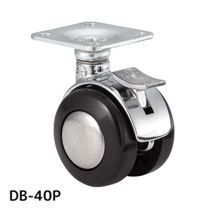 スガツネ工業 キャスター DB型 プレートタイプ DB-40P