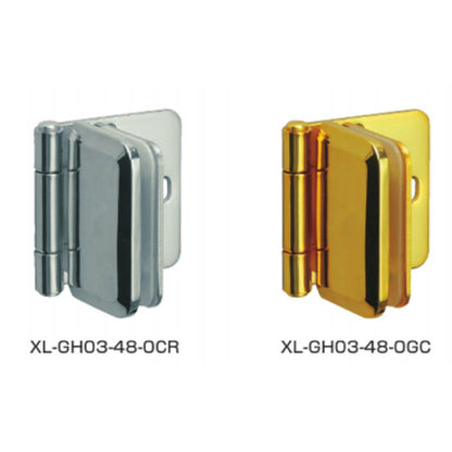 スガツネ工業 LAMP ガラス丁番 XL-GH03-48-0型