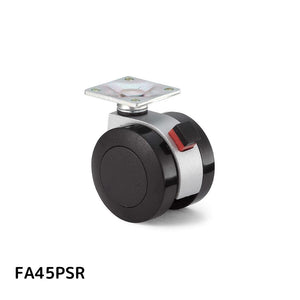 スガツネ工業 ランプ印 キャスター FA45型 プレートタイプ FA45PSR