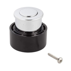 SUGATSUNE スガツネ工業 プッシュつまみ PK03型 本体 100-019-956 PK03CR | つまみ シンプル おしゃれ つまみ本体 亜鉛合金 ZDC つまみケース つまみ用キャップ ABS樹脂 クロムめっき