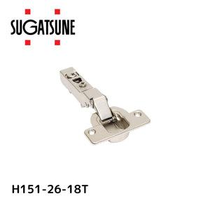 スガツネ工業 スライドヒンジ 厚扉用 H151-26-18T 160-033-337