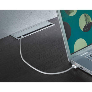 スガツネ 配線孔キャップ 【LAMP】 PC2000Z180EZ002 [180×49.5] マットシルバー ◇210-017-709