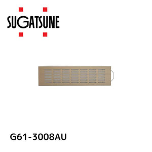 スガツネ工業 アルミ合金製横長空気孔 G61型 G61-3008AU