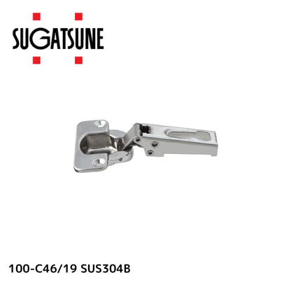 スガツネ工業 160073870 100-C46 19 SUS304Bステンレス鋼製スライドヒンジ 100-C46/19SUS304B