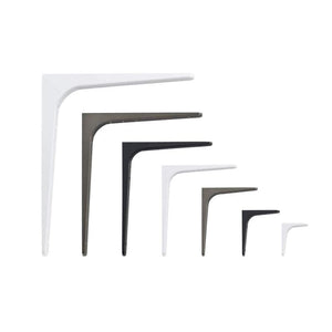 スガツネ工業/LAMP BTK-300W ホワイト BTK型 鋼製棚受け ブラケット サイズ300(高さ301mm×長さ238.5mm) 1本入り 棚受け 棚 ウォールシェルフ シェルフ 補強 連結 120-030-097