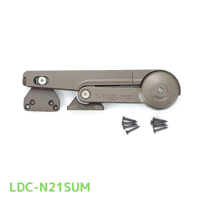 スガツネ工業 ランプ印 ラプコンクローザーLDC-N2シリーズ 平座ブラケット ストッパー付 LDC-N21SUM