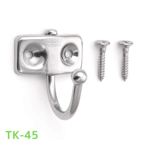 スガツネ工業 LAMP ステンレス製玉付回転フックTK型 110-020-254 TK-45