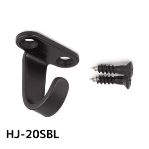 ステンレス鋼製フック HJ型 ブラック  HJ-20SBL