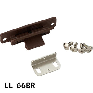 レバーラッチ LL-66型 【LL-66BR】【LL-66WT】【LL-66CR】【LL-66BL】【LL-66GR】 ホワイトブラウン クロムめっき ブラック グレー(難燃タイプ) スガツネ工業 LAMP ランプ