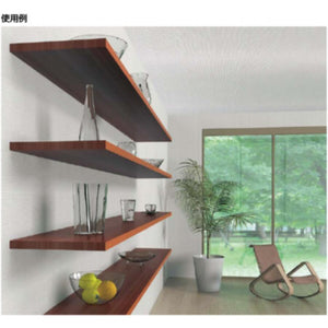 スガツネ工業 隠し棚受 LAMP IT7020-N400 亜鉛合金（ZDC）/鋼 亜鉛めっき 最小適応板厚：40mm 上下・左右・角度調整機能付