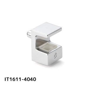 スガツネ(LAMP) ガラス用棚受 IT1611型 固定機能付 IT1611-4040