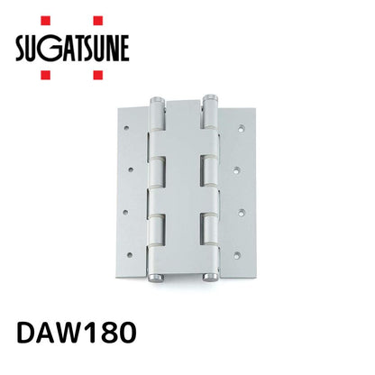 スガツネ(LAMP) アルミ合金製面付スプリング自由丁番 DAM型 DAM180