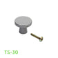丸つまみ TS型 【TS-】ホワイトブロンズめっき スガツネ工業 LAMP ランプ
