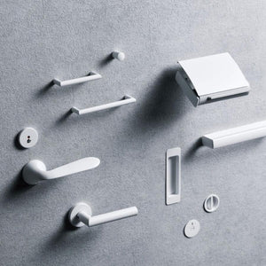 KAWAJUN カワジュン 掘込引手 PC-422-076 エナメルホワイト