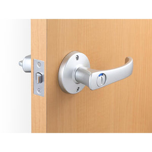 川口技研 取替レバーハンドル TKレバー 表示錠 シルバー ブラウン ゴールド レバーハンドル カギ無し 丸座 ドアノブ 交換 取替 バックセット60mm 扉厚26-42mm対応