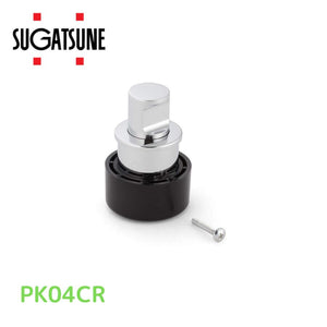 スガツネ工業 Sugatsune ランプ印 プッシュつまみ PK04型 PK04CR