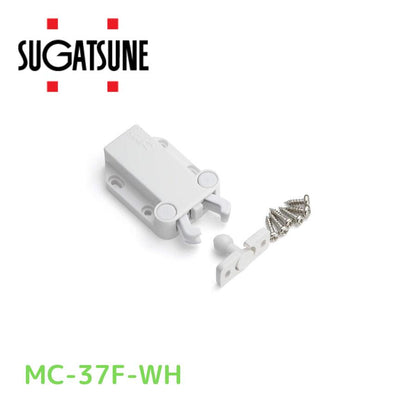 スガツネ工業 LAMP MC37FWH 140058065 プッシュラッチ