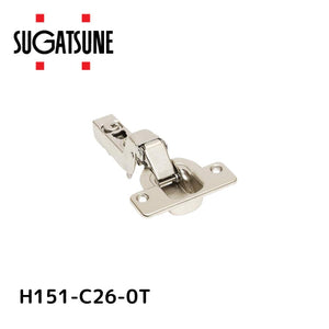 スガツネ工業 スライドヒンジ 厚扉用 H151-C26-0T 160-033-333