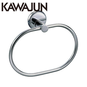 【送料無料】KAWAJUN カワジュン タオルリング SA-550-XC クローム タオルハンガー タオルホルダー タオル掛け シンプル おしゃれ キッチン 洗面所 トイレ 簡単 取付 DIY 新築 新居 リフォーム カワジュン 河淳
