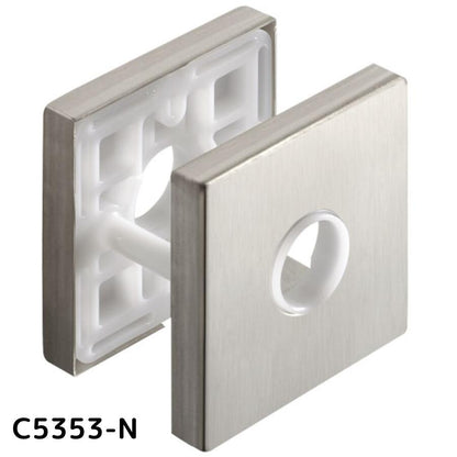 KAWAJUN カワジュン レバー用角座セット T2プレート C5353-N サテンニッケル 仕上げ 簡単DIY設置で高級感を演出する耐久性抜群