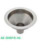 ステンレス鋼製 飲み残し投入口［スガツネ］AE-DH (仕上:鏡面研磨・ヘアライン仕上) (寸法:150）AE-DH015-MR AE-DH015-HL スガツネ工業 210-026-556 210-026-557