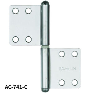 KAWAJUN AC-741-C カワジュン ハタ蝶番Rタイプ AC-741 ドアノブ 河淳 クローム