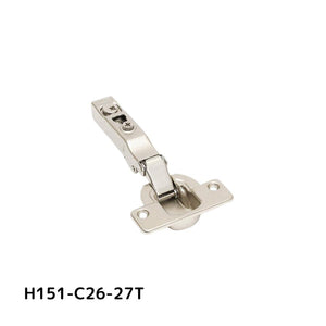 スガツネ工業 ダンパー内蔵スライド丁番 厚扉用 H151-C26-27T