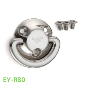 スガツネ工業 LAMP ステンレス製フォールディングパッドアイ EY-R80