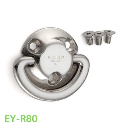 スガツネ工業 LAMP ステンレス製フォールディングパッドアイ EY-R80