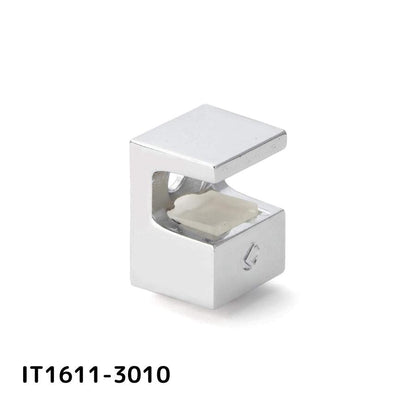 スガツネ(LAMP) ガラス用棚受 IT1611型 固定機能付 IT1611-3010