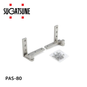 スガツネ工業 ランプ印 Pヒンジアングル正面型 PAS-80 かぶせ扉用 PAS-80