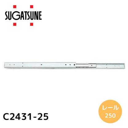 アキュライド C2431-25 ダブルスライドレ-ル250mmC243125 日本アキュライド Accuride スライドレール