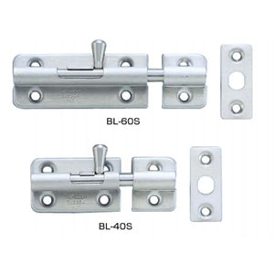 スガツネ工業 ランプ印 ステンレス鋼製 ラッチ bl-s型 バネ入り bl-60s サイズl:
